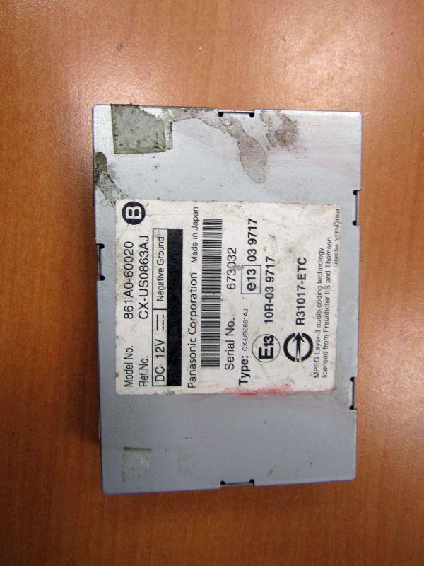 блок управления мультимедия Toyota Land Cruiser Prado J150 2011, 861A0-60020 - фото №1
