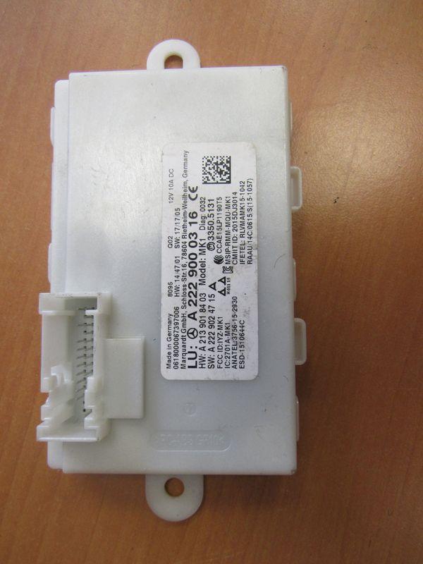 Блок управления бесключевым доступом Mercedes-Benz S-Класс W222/C217/A217 2015, 2229000316 - фото №1