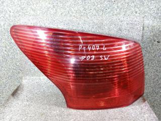 фонарь задний левый Peugeot 407 1 поколение (2004 - 2010), универсал
