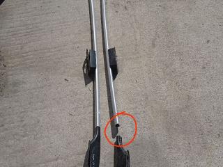 дуги на крышу (рейлинги) Dacia Logan 2 поколение (2013 - 2016), универсал