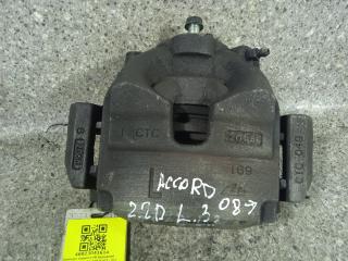 суппорт передний левый Honda Accord 8 поколение (2007 - 2011), 2.2 л., i-DTEC, дизель, МКПП, универсал