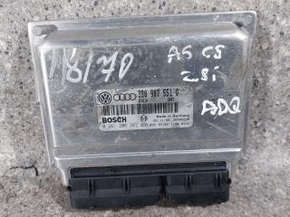 блок управления двигателем Audi A6 4B/C5 (1997 - 2001), 2.8 л., i, AQD, бензин, МКПП, полный привод, 3B0907551Q, 0261206387