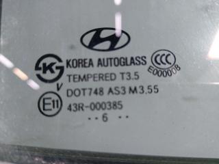 стекло двери задней правой Hyundai Santa Fe 2 поколение (CM) (2005 - 2010)