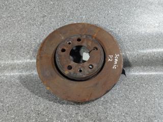 диск тормозной передний Renault Scenic 3 поколение (2009 - 2012), 1.5 л., дизель