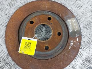 диск тормозной задний Toyota Avensis 3 поколение (T270) [2-й рестайлинг] (2015 - 2018), 2.0 л., D-4D, универсал