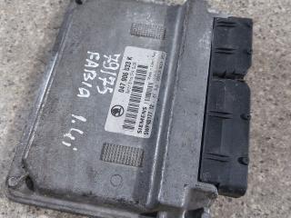 блок управления двигателем Skoda Fabia 1 поколение (6Y) (1999 - 2004), 1.4 л., MPI, AZF, бензин, 5МКПП, 047906033K, 5WP40177