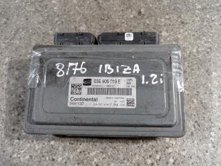 блок управления двигателем Skoda Fabia 2 поколение (5J) [рестайлинг] (2010 - 2014), 1.2 л., i, CGPA, бензин, 5МКПП, 03E906019E, 5WA11007