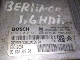 блок управления двигателем Citroen Berlingo 1 поколение (M59) [рестайлинг] 2005