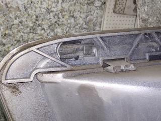 накладка подсветки номера Mercedes-Benz S-Класс W220 2000