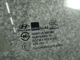 стекло двери передней левой Hyundai Coupe GK 2004