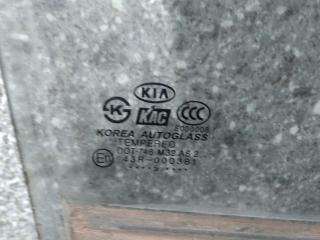 стекло двери задней правой Kia Rio 2 поколение 2008