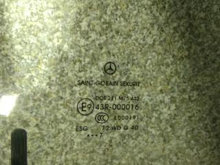 стекло двери передней правой Mercedes-Benz Vito W639 2007