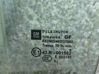 стекло двери задней левой Opel Zafira 2 поколение (B) [рестайлинг] 2010