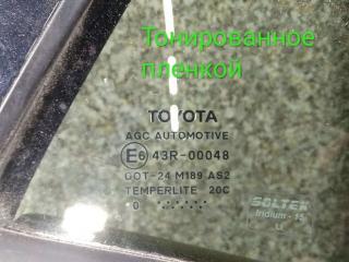 стекло двери задней правой Toyota Auris 1 поколение 2009