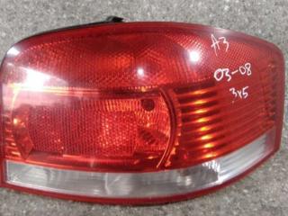 фонарь задний правый Audi A3 8P/8PA [рестайлинг] 2006