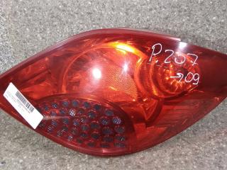 фонарь задний правый Peugeot 207 1 поколение 2008