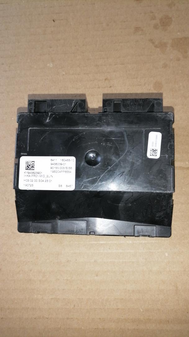 блок управления печки / климат-контроля BMW X3 G01 2020, 2.0 л., B46 B20 B, бензин, АКПП, blue, внедорожник 5 дв., полный привод, 9438239, 64119438239 - фото №1