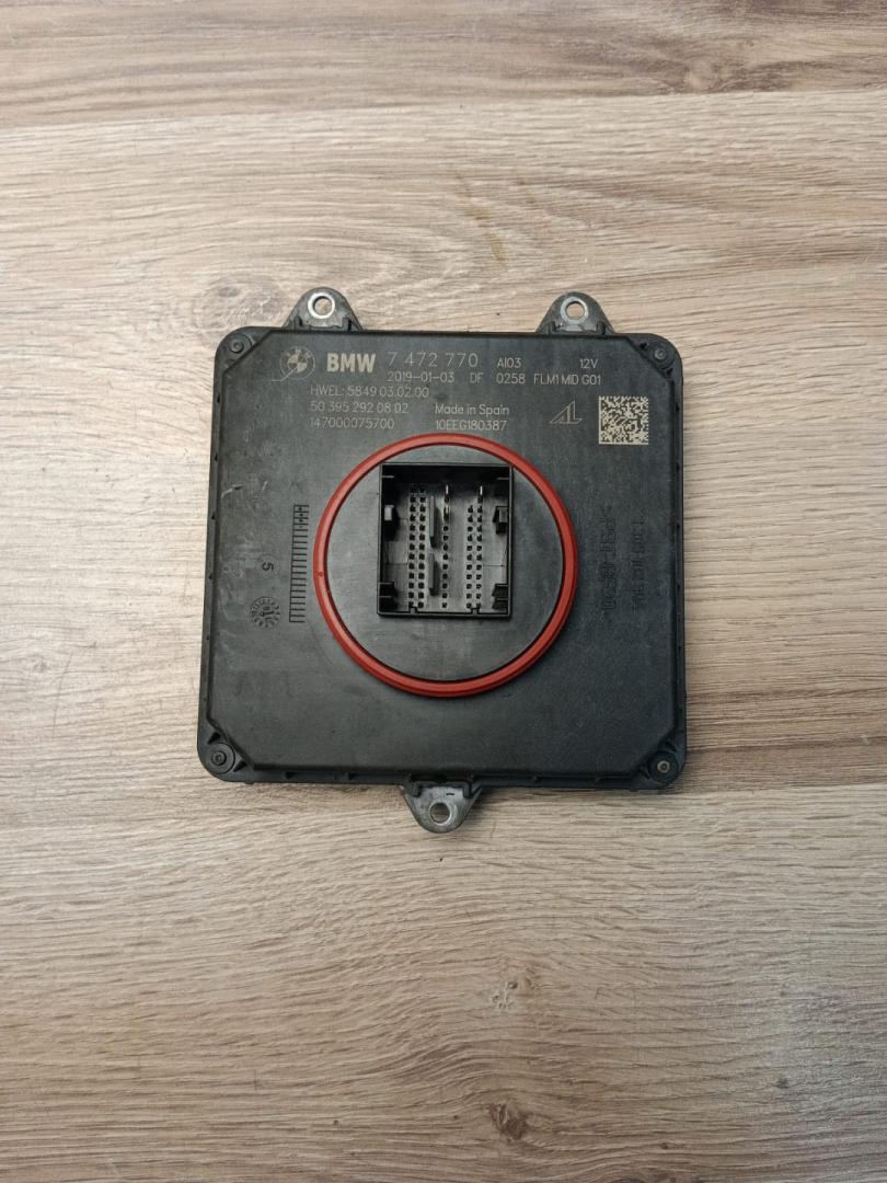 блок розжига ксенона BMW X3 G01 2019, 2.0 л., B46 B20 B, бензин, АКПП, black-sapphire metallic(475), внедорожник 5 дв., полный привод, 63117472771, 7472771, 7472770 - фото №1