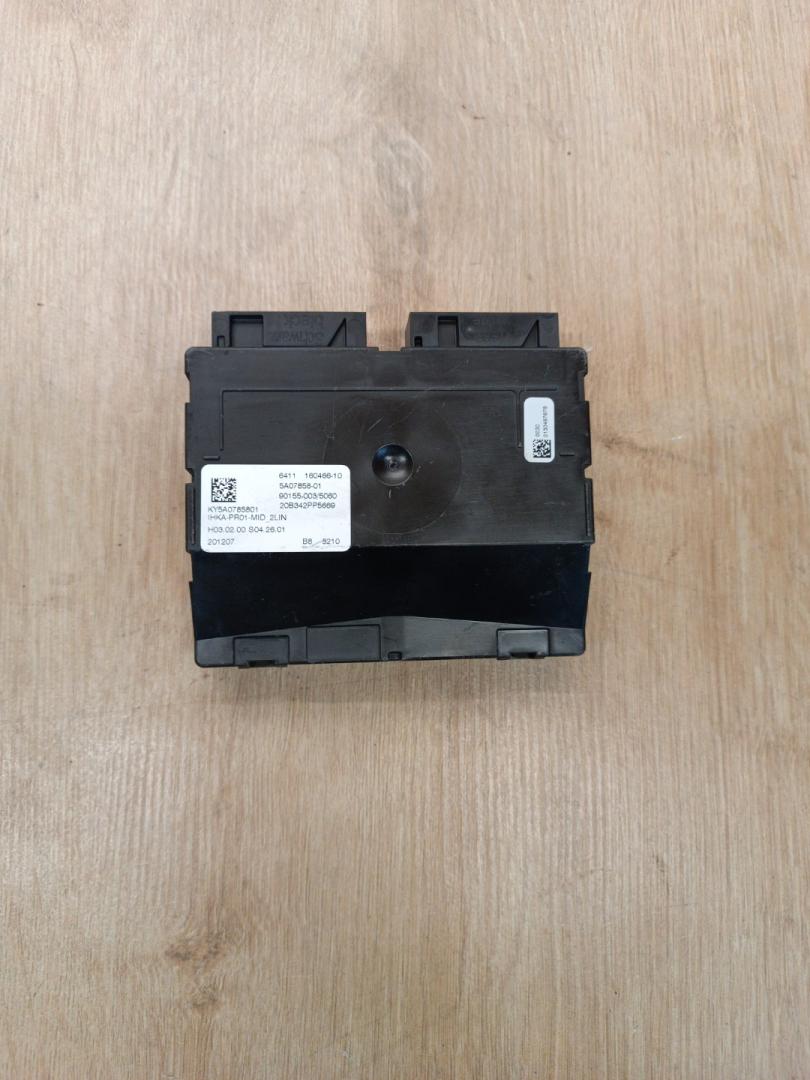 блок управления печки / климат-контроля BMW X3 M F97 2021, 3.0 л., s58b30a, бензин, АКПП, a90, внедорожник 5 дв., полный привод, 5A07858, 64115A07858 - фото №1