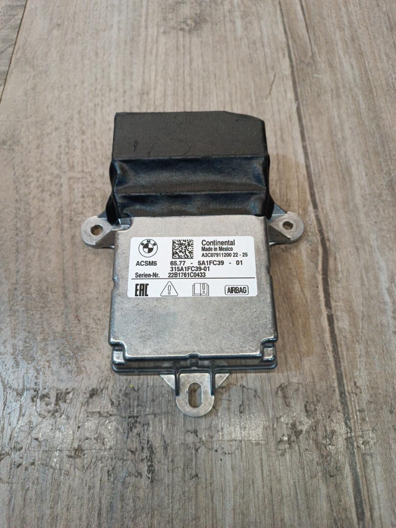 блок AirBag BMW X5 G05 2022, 3.0 л., B58B30C, бензин, АКПП, c27(arktis-grau brillanteffekt), внедорожник 5 дв., полный привод, правый руль, 5A1FC39, 65775A1FC39 - фото №1