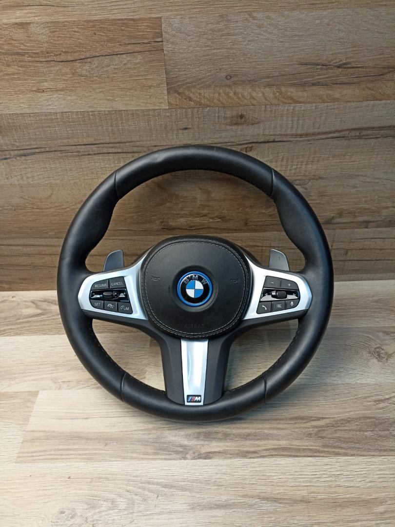 руль BMW X5 G05 2022, 3.0 л., B58B30C, бензин, АКПП, c27(arktis-grau brillanteffekt), внедорожник 5 дв., полный привод, правый руль, 5A29972, 32308008179, 8008179, 32305A29972 - фото №1