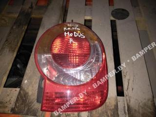фонарь задний правый Renault Modus 1 поколение 2006, 1.5 л., дизель, хетчбэк 5 дв.