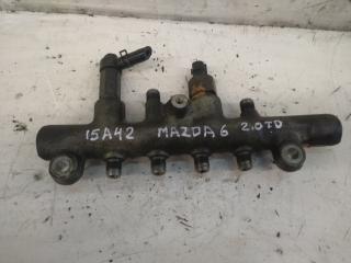 топливная рампа Mazda 6 GG 2004, 2.0 л., RF5C, дизель, МКПП
