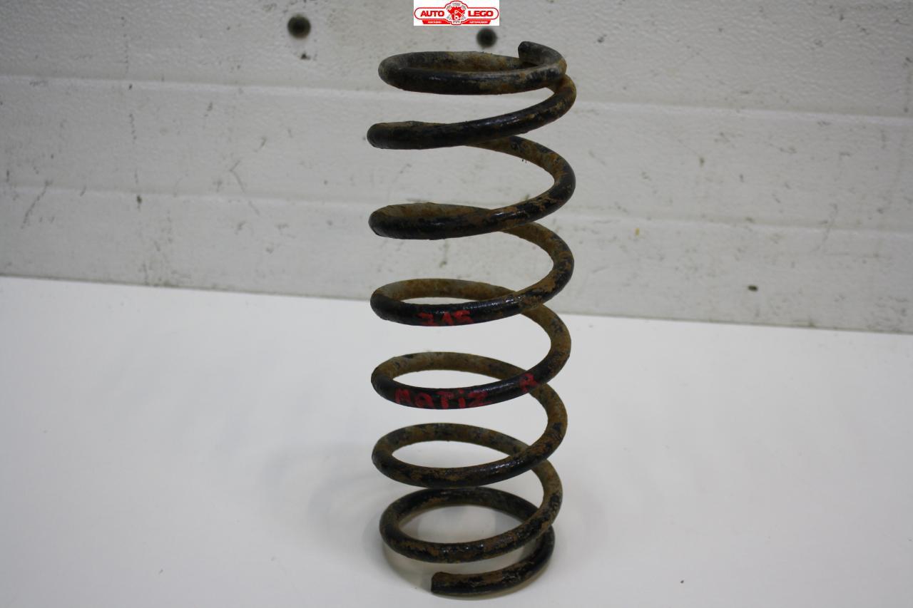 пружина задняя Daewoo Matiz M100 KLYA 2000, 0.8 л., F8CV, бензин, АКПП, зеленый, хетчбэк 5 дв., передний привод - фото №1