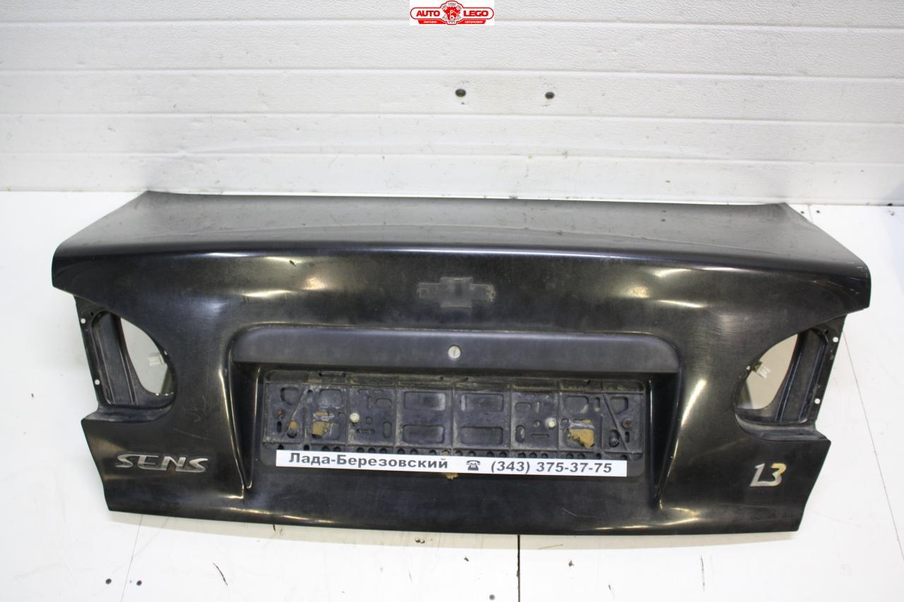 крышка багажника (дверь 3-5) ЗАЗ Sens 1 поколение 2008, 307000, бензин, МКПП, черный, седан, передний привод - фото №1