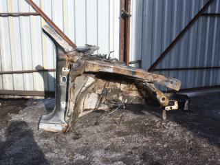 четверть передняя правая Skoda Octavia 1 поколение (A4) [рестайлинг] 1U2 2007, 1.6 л., AKL, бензин, МКПП, черный, седан, передний привод