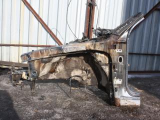 четверть передняя левая Skoda Octavia 1 поколение (A4) [рестайлинг] 1U2 2007, 1.6 л., AKL, бензин, МКПП, черный, седан, передний привод