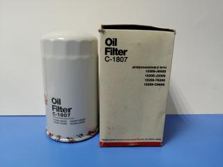 фильтр масляный , 15209-J6500, 15209-J2000, 15209-76200, 15209-C8600, C-1807