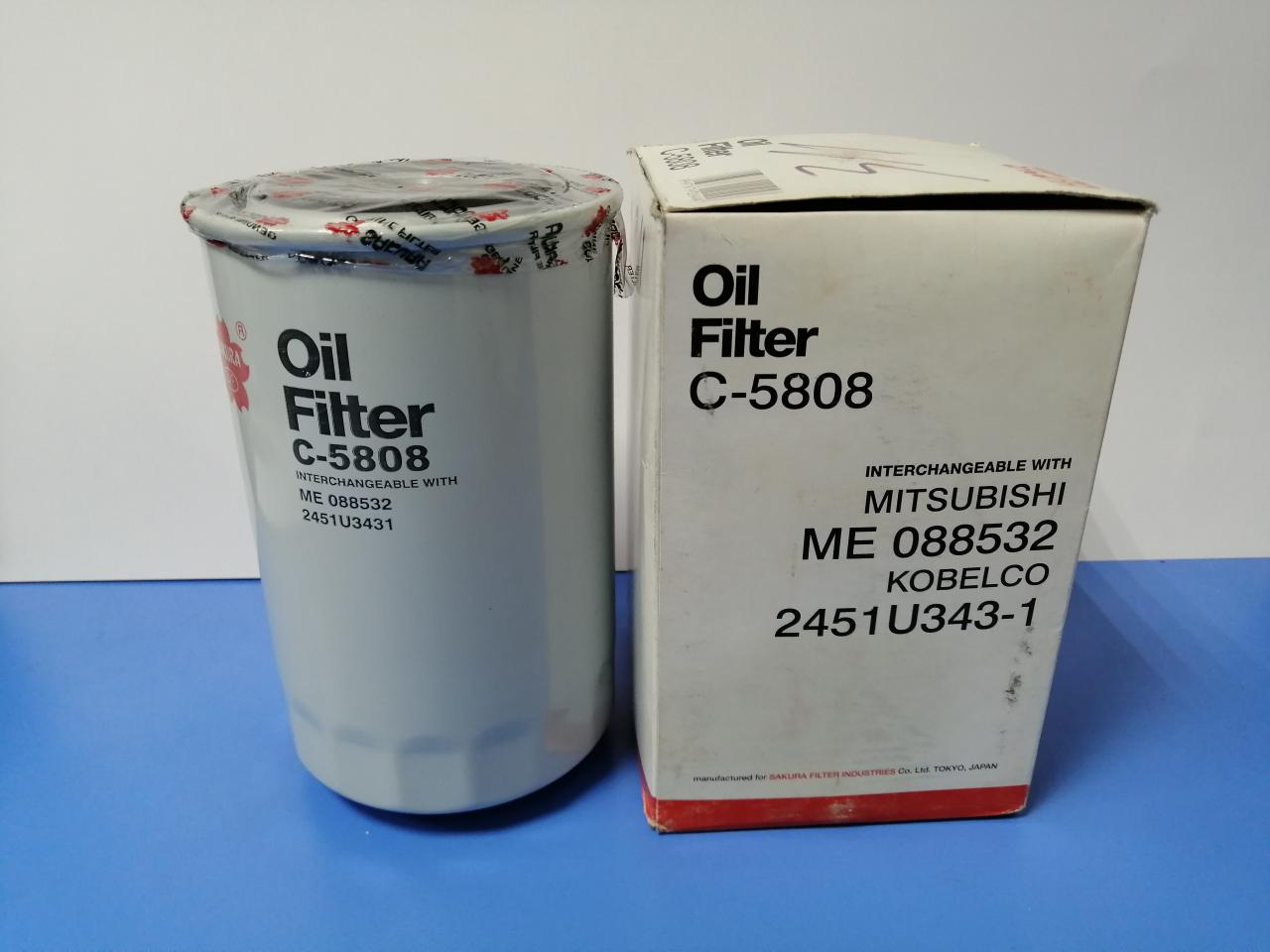 фильтр масляный , ME088532, 2451U343-1, C-5808 - фото №1