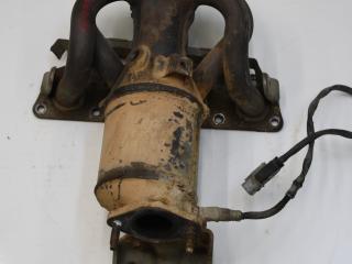 коллектор выпускной Kia Cerato 1 поколение [рестайлинг] BD 2007, 1.6 л., MPI, G4FC, бензин, АКПП, серебристый, седан, передний привод