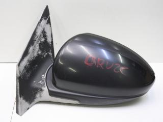 зеркало наружное левое Chevrolet Cruze 1 поколение J300 2012, 1.6 л., F16D3, бензин, МКПП, черный, седан, передний привод