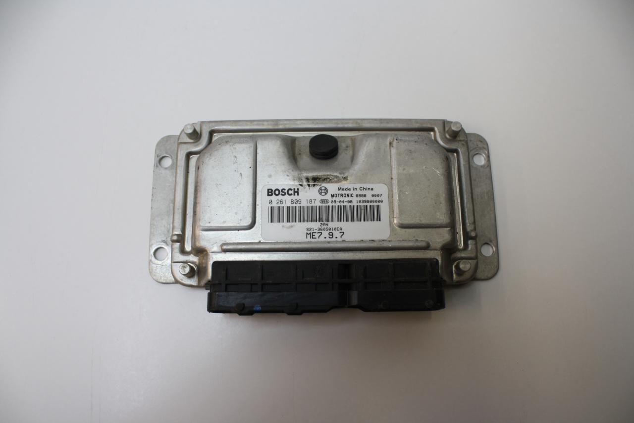 блок управления двигателем Chery QQ6 S21 2008, 1.3 л., SQR473, бензин, МКПП, красный, передний привод, S12-3605010EA, S12-3605010EA - фото №1