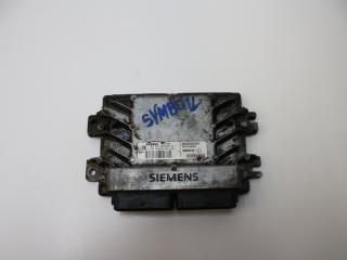 блок управления двигателем Renault Symbol 1 поколение [рестайлинг] LB 2006, 1.4 л., K7J 700, бензин, светло-серо-голубой, седан, передний привод, 8200326391