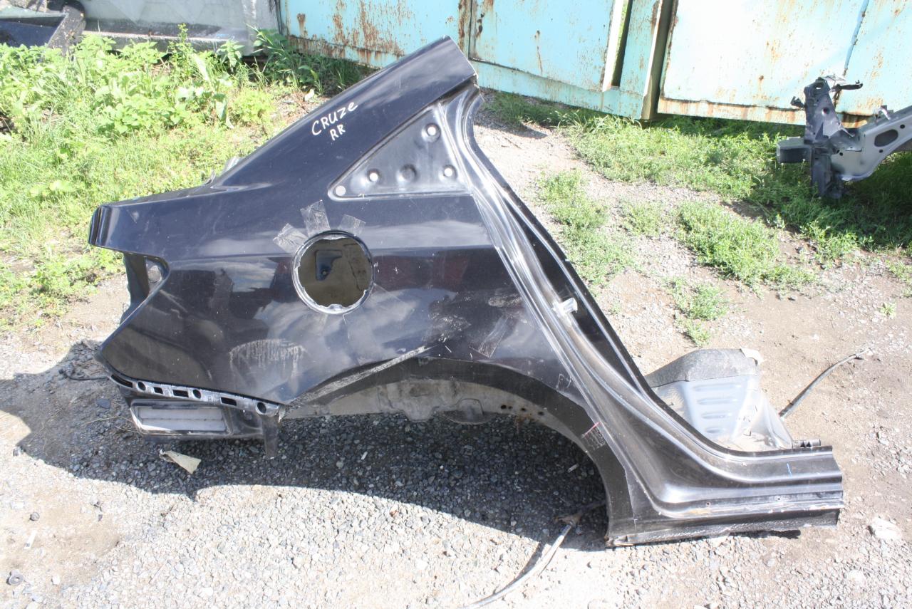 крыло заднее правое Chevrolet Cruze 1 поколение J300 2012, 1.6 л., F16D3, бензин, МКПП, черный, седан, передний привод - фото №1