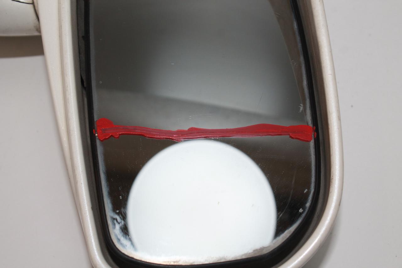 зеркало наружное правое Honda Stream 1 поколение RN1 2002, 1.7 л., D17A2, бензин, АКПП, белый, передний привод, правый руль - фото №1