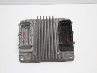 блок управления двигателем Chevrolet Aveo T200 2005, 1.4 л., бензин, МКПП, серебристый, хетчбэк 5 дв., передний привод, 96436779