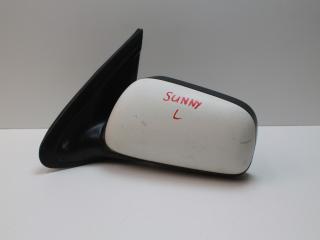 зеркало наружное левое Nissan Sunny B14 1998, 1.3 л., GA13DE, бензин, белый, правый руль