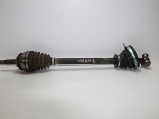 полуось передняя левая (приводной вал, ШРУС) Renault Logan 2 поколение L8 2014, 1.6 л., K7M 812, бензин, МКПП, серебро, седан, передний привод