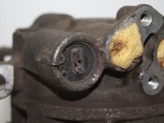 компрессор кондиционера Fiat Punto 3 поколение 199 2008, 1.4 л., 350 A1.000, бензин, робот, серый, хетчбэк 5 дв., передний привод, 55194880