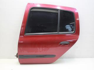 дверь задняя левая Renault Clio 2 поколение [рестайлинг] 357L 2003, 1.4 л., K4J 711, бензин, АКПП, красный, хетчбэк 5 дв., передний привод