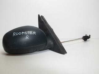 зеркало наружное правое Skoda Roomster 1 поколение 5J 2007, 1.2 л., BZG, бензин, МКПП, голубой, универсал, передний привод