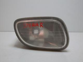 фара противотуманная правая Daihatsu Storia 1 поколение M100 [2-й рестайлинг] M101S 2004, 1.3 л., K3-VE2, бензин, АКПП, серебро, хетчбэк 5 дв., передний привод, правый руль, 114-51673