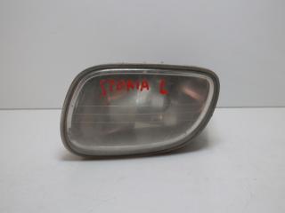 фара противотуманная левая Daihatsu Storia 1 поколение M100 [2-й рестайлинг] M101S 2004, 1.3 л., K3-VE2, бензин, АКПП, серебро, хетчбэк 5 дв., передний привод, правый руль, 114-51673