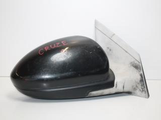 зеркало наружное правое Chevrolet Cruze 1 поколение J300 2012, 1.6 л., F16D3, бензин, МКПП, черный, хетчбэк 5 дв., передний привод