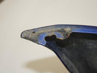 бампер задний Mazda 6 1 поколение [рестайлинг] GG 2006, 1.8 л., L8-DE, бензин, МКПП, синий, седан, передний привод