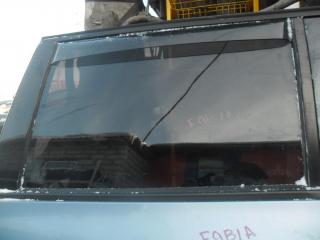 стекло двери задней левой Skoda Fabia 2 поколение (5J) [рестайлинг] 5J5 2010, 1.2 л., BZG, бензин, МКПП, голубой, хетчбэк 5 дв.